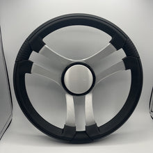 Benaco Boat Steering Wheel Brushed Aluminum Spokes - Plain