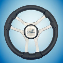 Malera Boat Steering Wheel Brushed Aluminum Spokes | SeaRay Boats