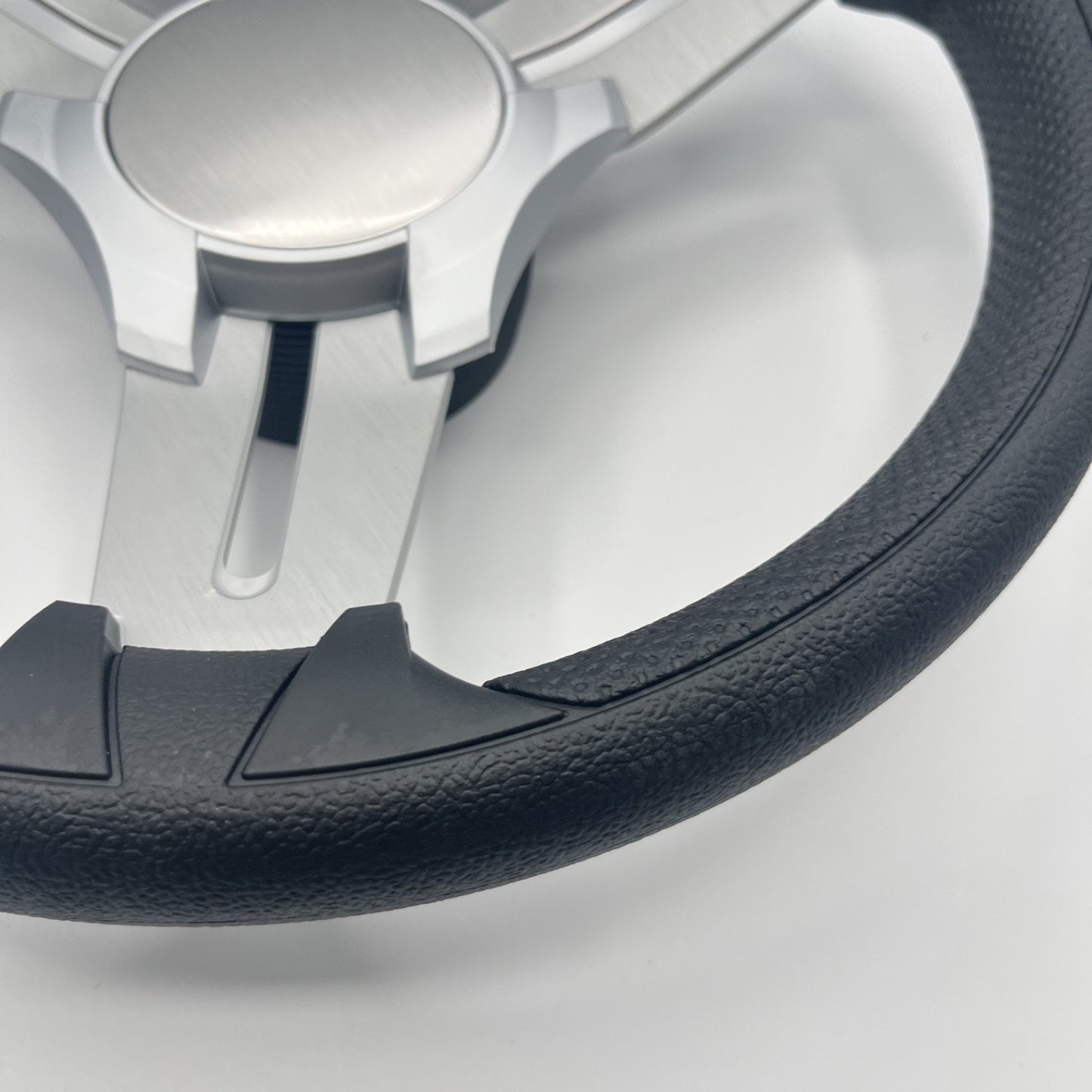 Model 15 Marine Steering Wheel Brush Alum Spokes | Blank Brushed