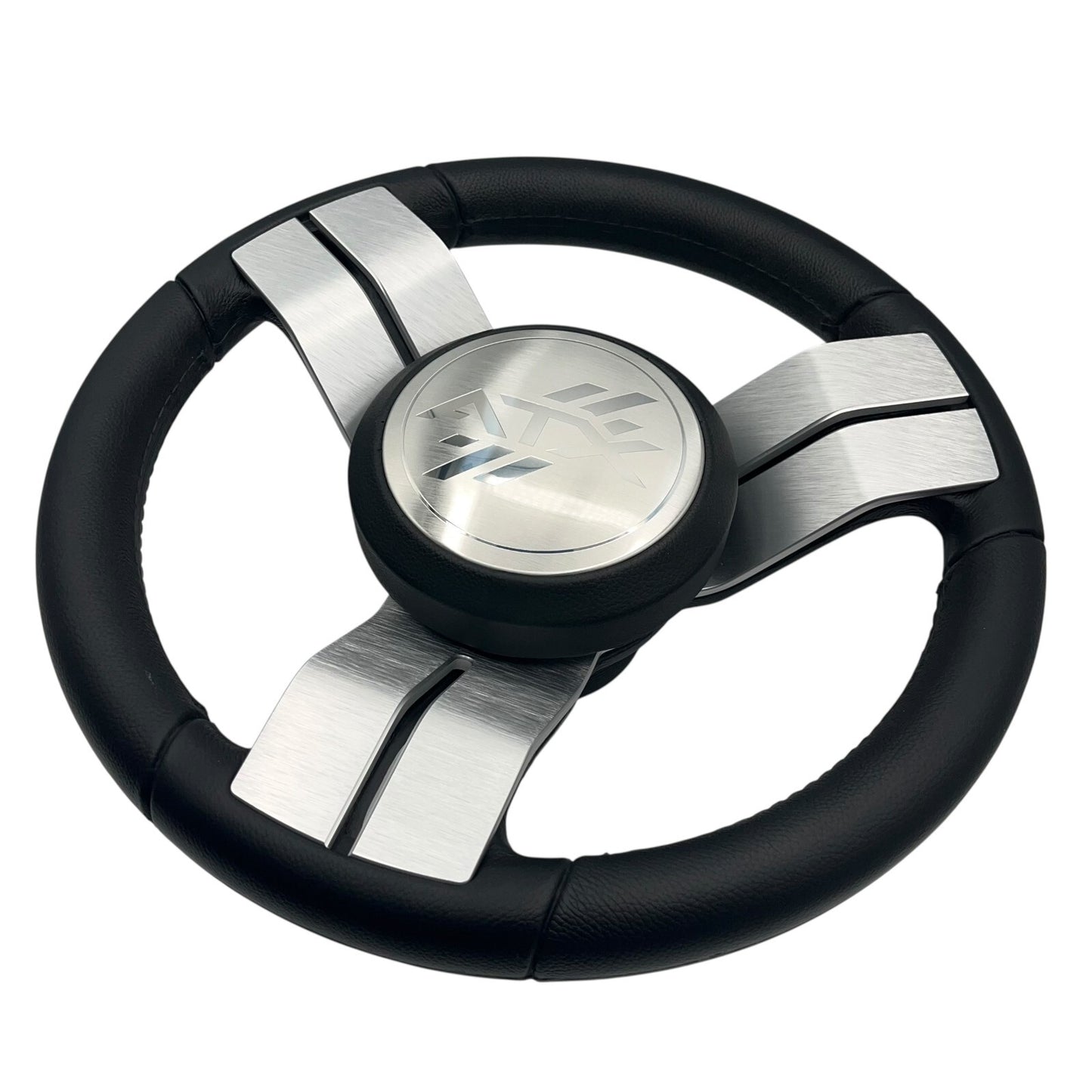 Gussi Italia Marine Steering Wheel Stainless Steel Spoke Soft Touch Rim | ATX