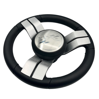 Gussi Italia Marine Steering Wheel Stainless Steel Spoke Soft Touch Rim | ATX