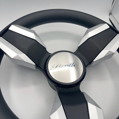 Collina Boat Steering Wheel Brushed Inserts - Keyed ONLY