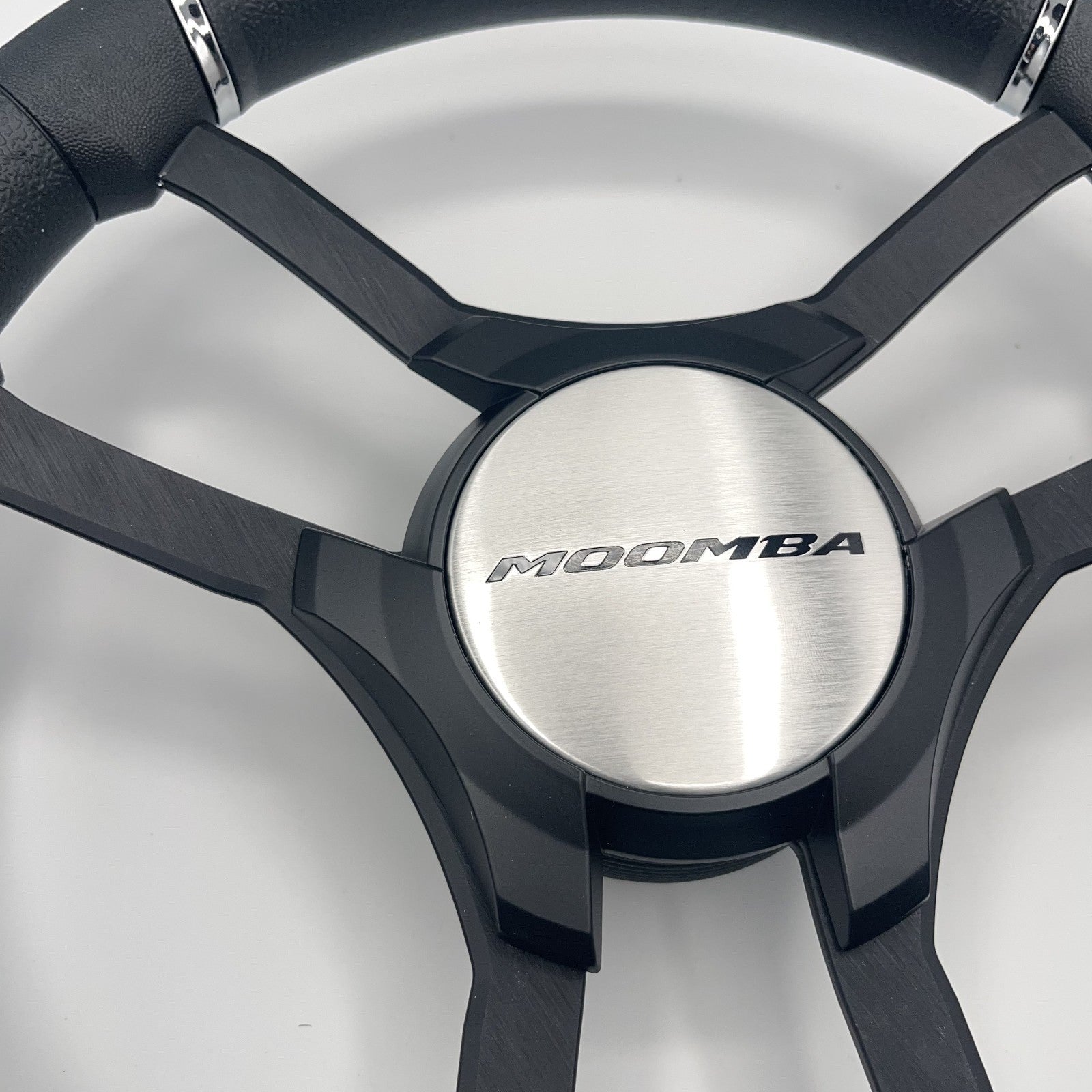 Malera Boat Steering Wheel Black Aluminum Spokes | Moomba Boats