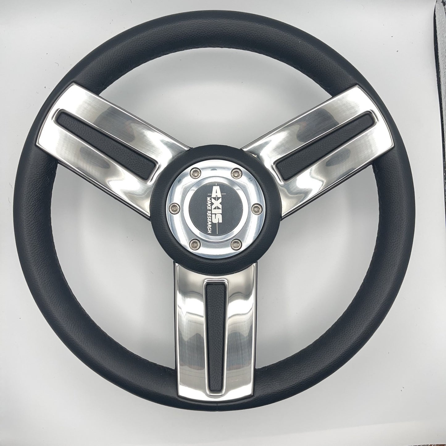 Gussi Italia Marine Steering Wheel Stainless Steel Spokes Soft Touch Rim | Axis