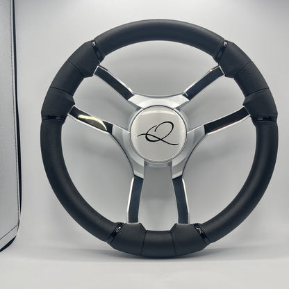 Malera Boat Steering Wheel Chrome Spokes | Apex Q Star