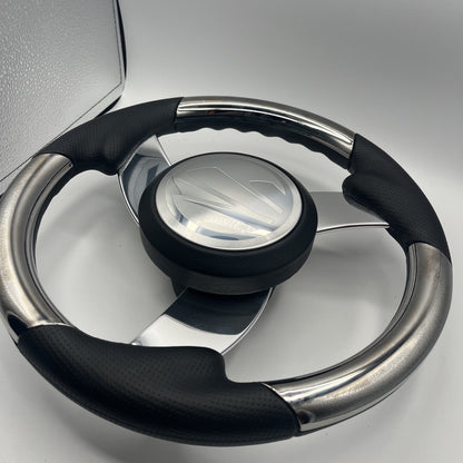 Model M533 Boat Steering Wheel Polished Aluminum Spoke | Tige