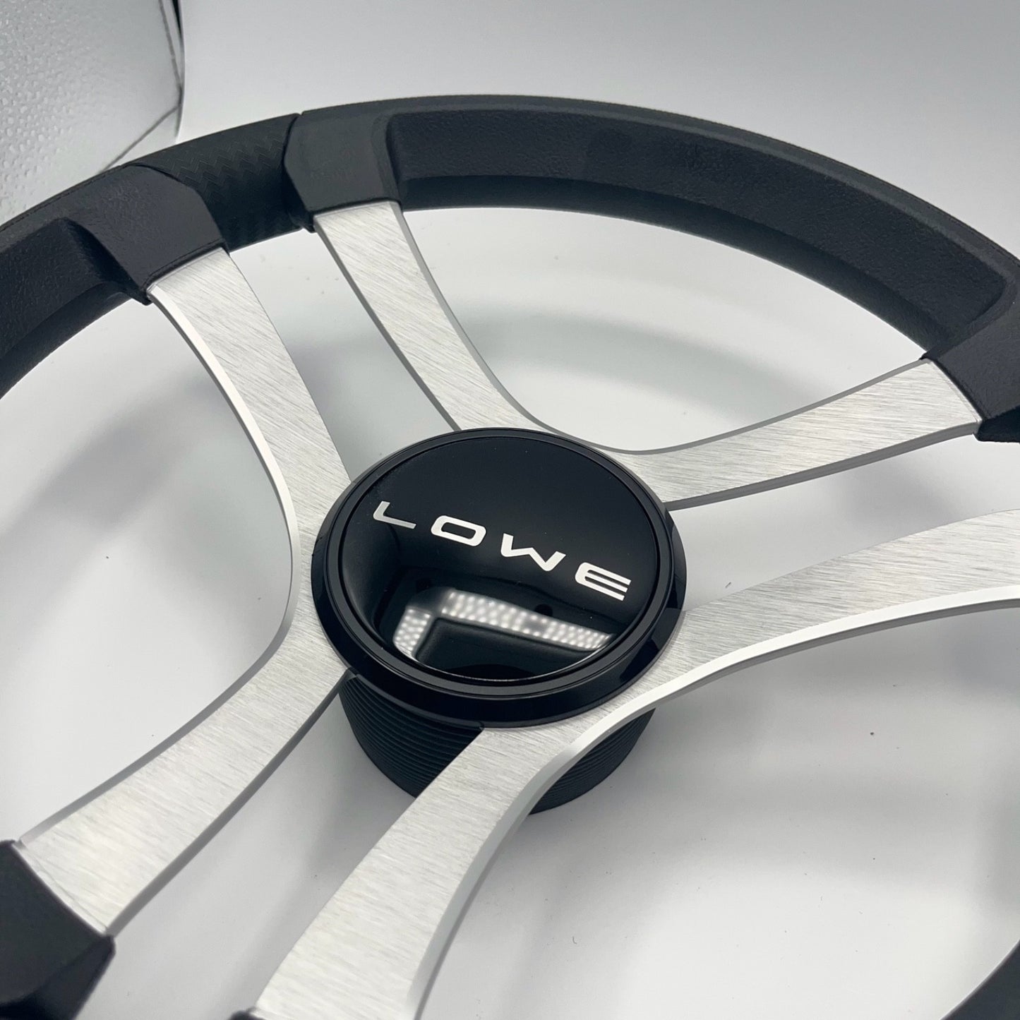 Benaco Boat Steering Wheel Brushed Aluminum Spokes | Lowe Boats
