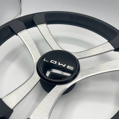 Benaco Boat Steering Wheel Brushed Aluminum Spokes | Lowe Boats