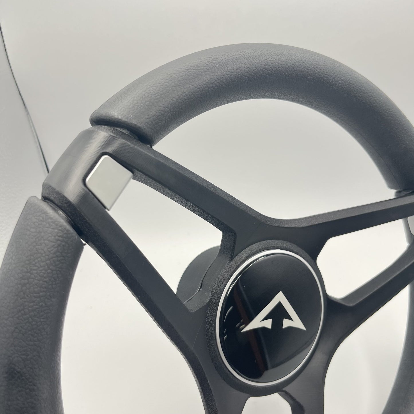Molino Black & Silver Accents Golf Cart Steering Wheel fits AYRO EV Cart