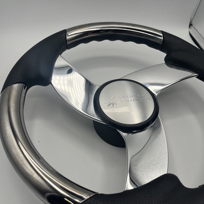 Model M533 Boat Steering Wheel Polished Alum Spoke | Seastar