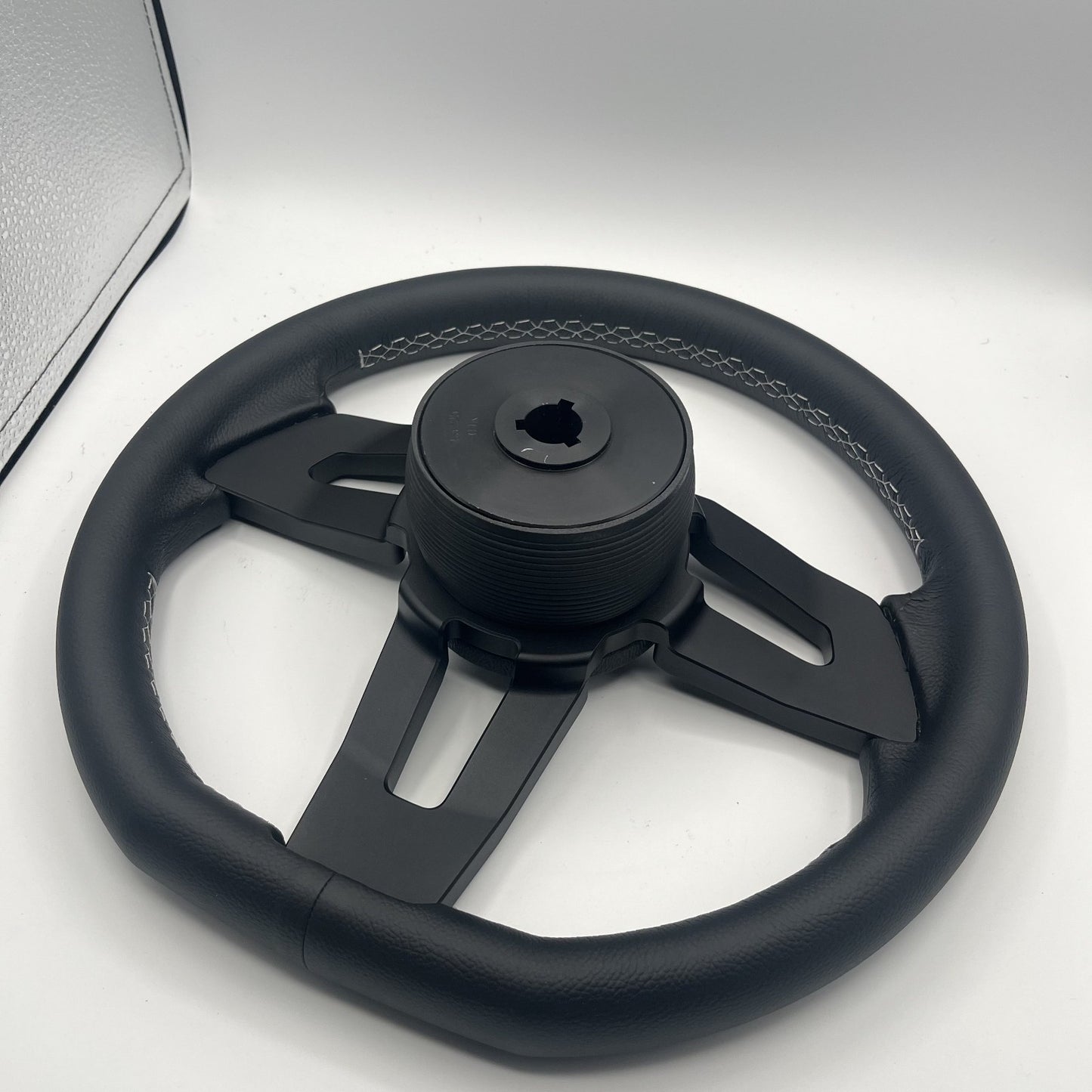 Gussi Italia Boat Sinel Steering Wheel Black Billet Aluminum Spoke | Harris