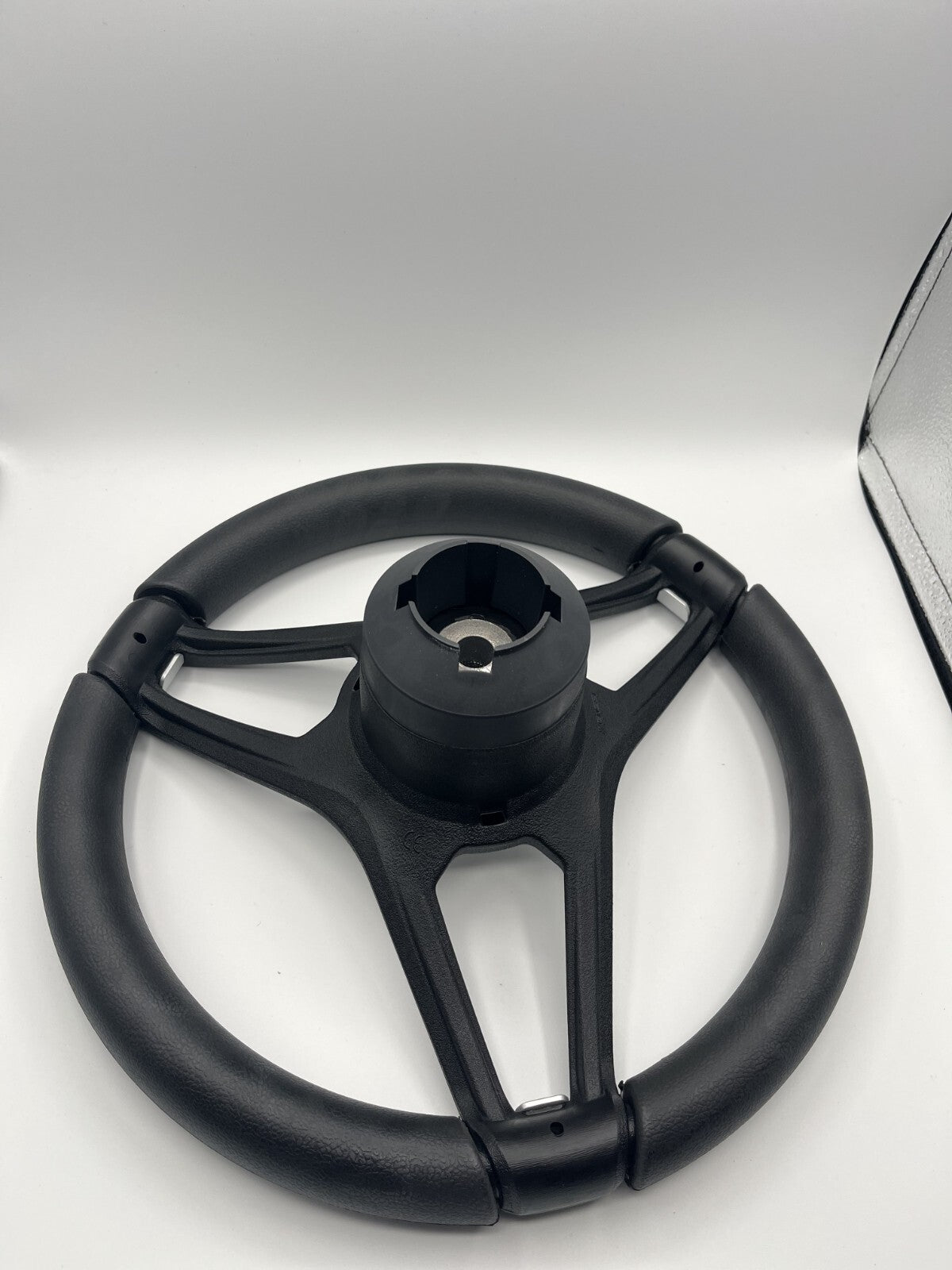 Molino Black & Silver Accents Golf Cart Steering Wheel fits YAMAHA Carts