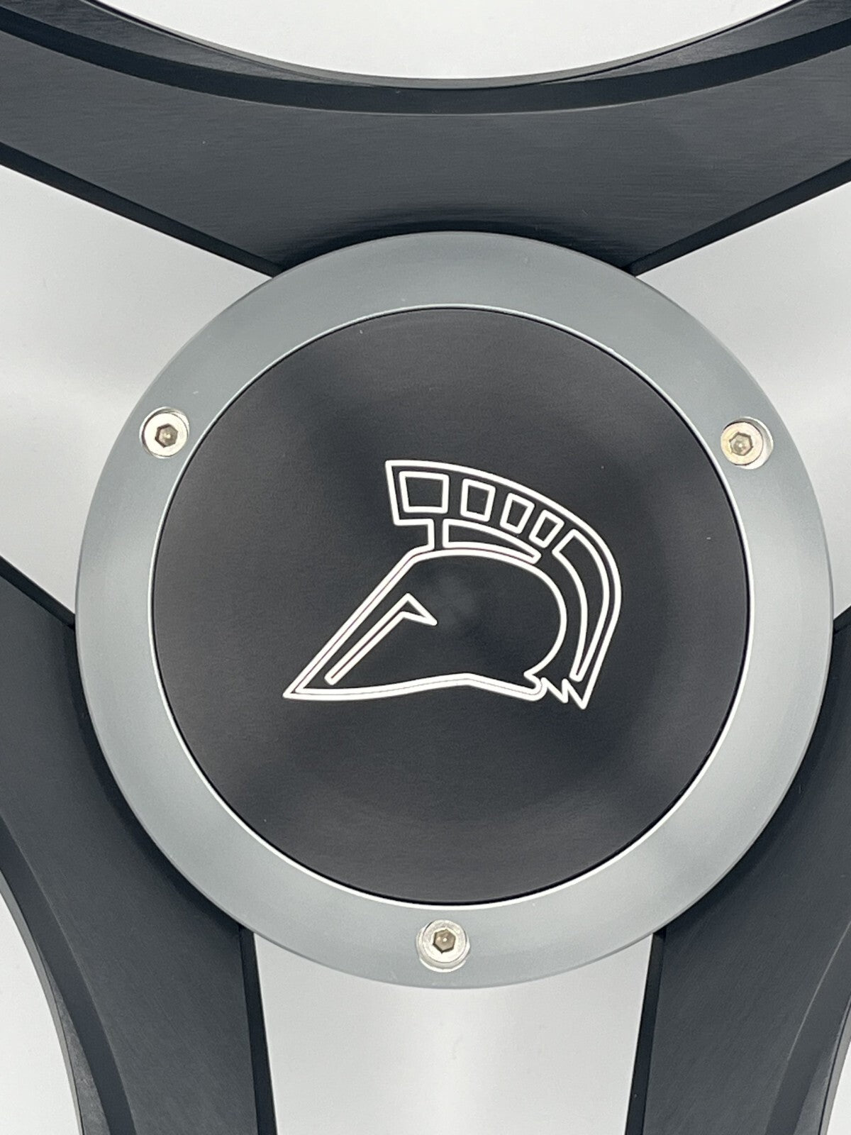 Durello Marine Steering Wheel, Black Leather Rim