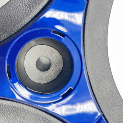 Brenta Black & Blue Golf Cart Steering Wheel Fits Yamaha Golf Cart