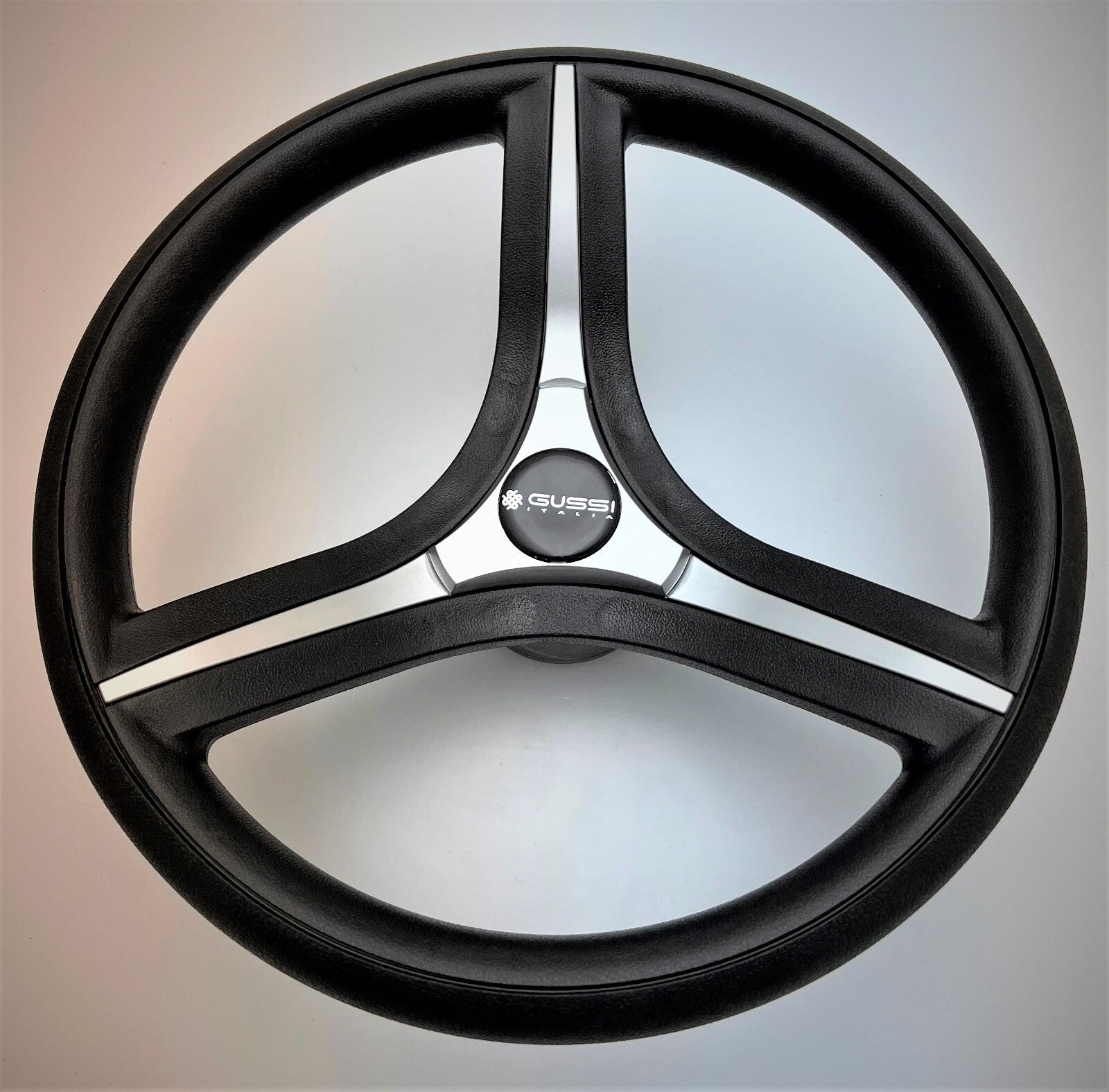 Brenta Black & Silver Golf Cart Steering Wheel for CLUB CAR PRECEDENT