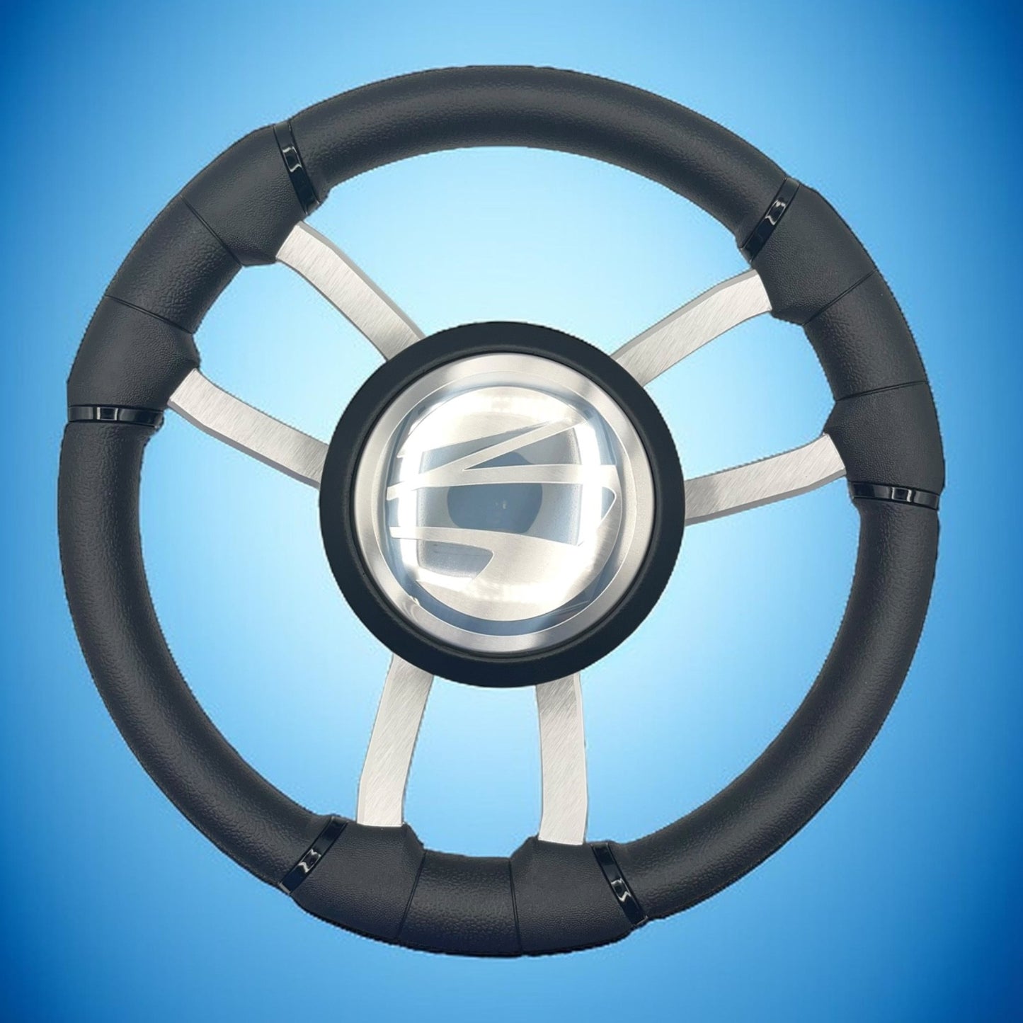 Malera Boat Steering Wheel Brushed Aluminum Spokes | Tige Boats