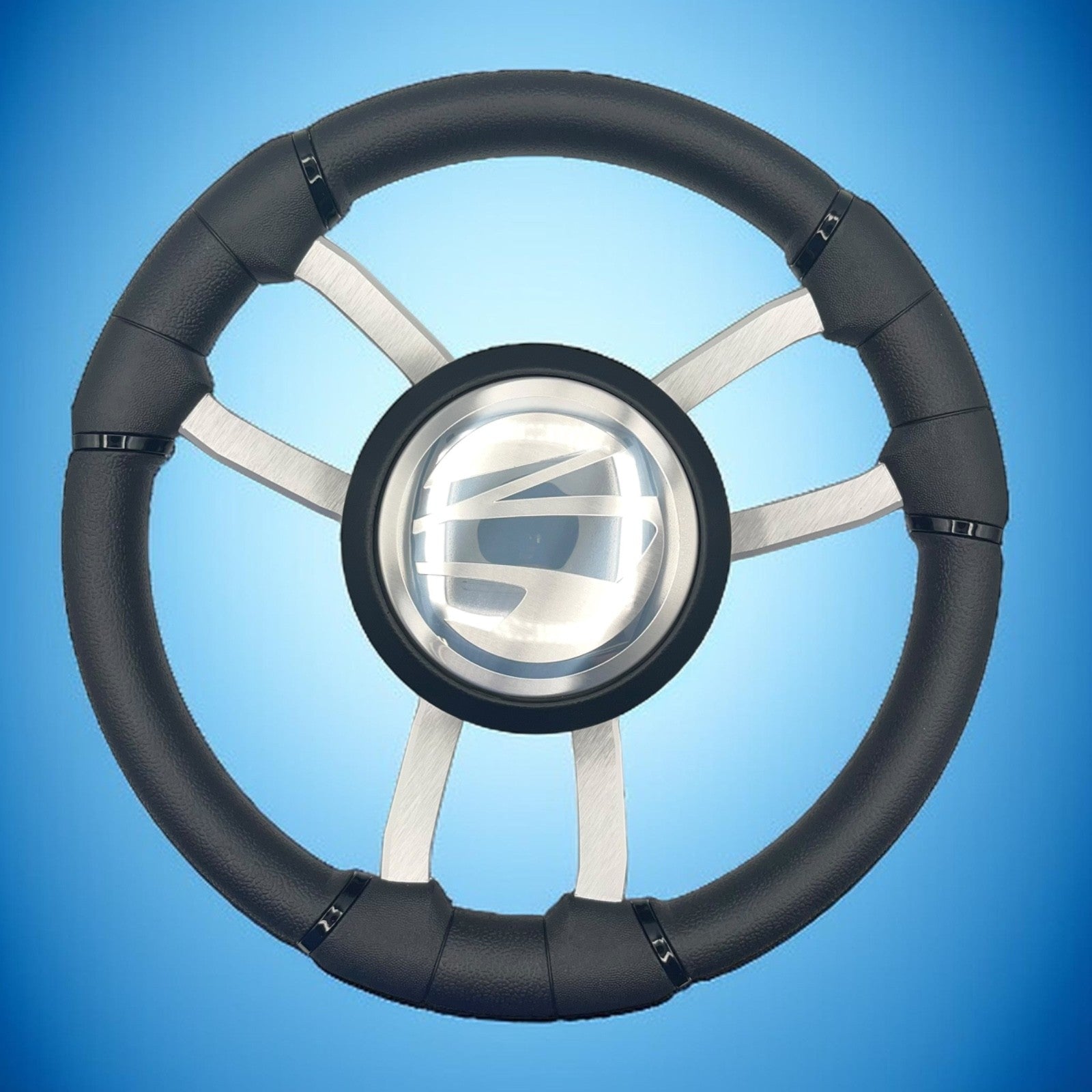 Malera Boat Steering Wheel Brushed Aluminum Spokes | Tige Boats