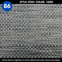 Woven Vinyl Flooring | Twill - Carbon Fiber | 8'6" Width | Choose Your Length
