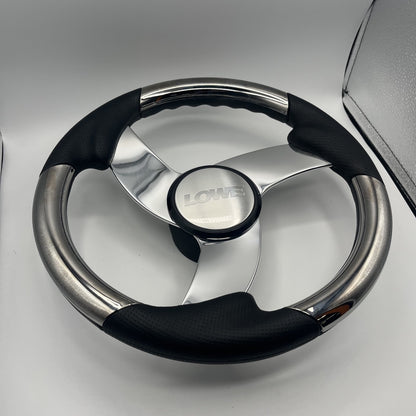 Model M533 Boat Steering Wheel Polished Alum Spoke | Lowe