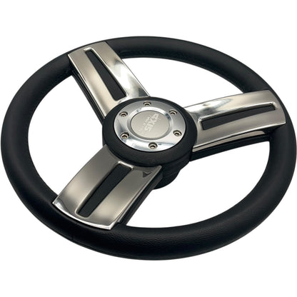 Gussi Italia Marine Steering Wheel Stainless Steel Spokes Soft Touch Rim | Axis
