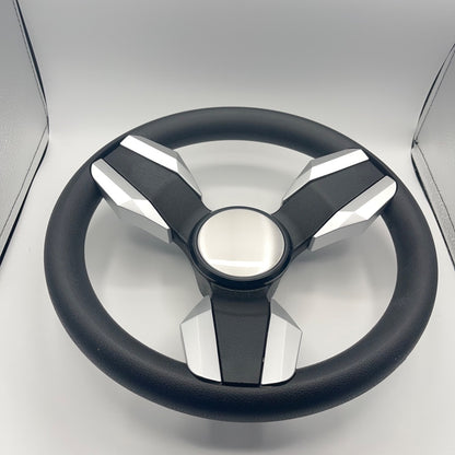 Collina Boat Steering Wheel Brushed Inserts - Keyed ONLY