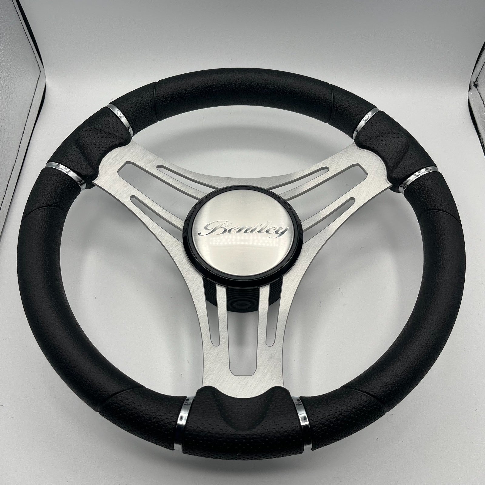 Verona Boat Steering Wheel Brushed Alum Spokes | Bentley