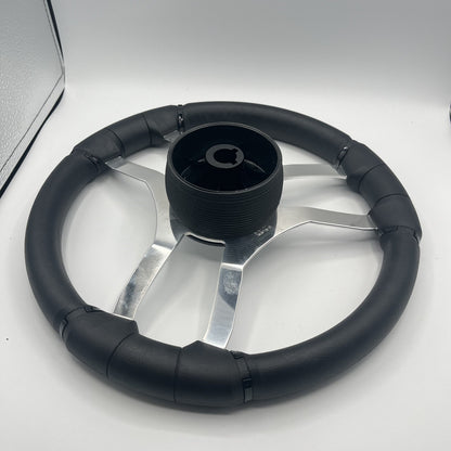 Malera Boat Steering Wheel Chrome Spokes | Bentley