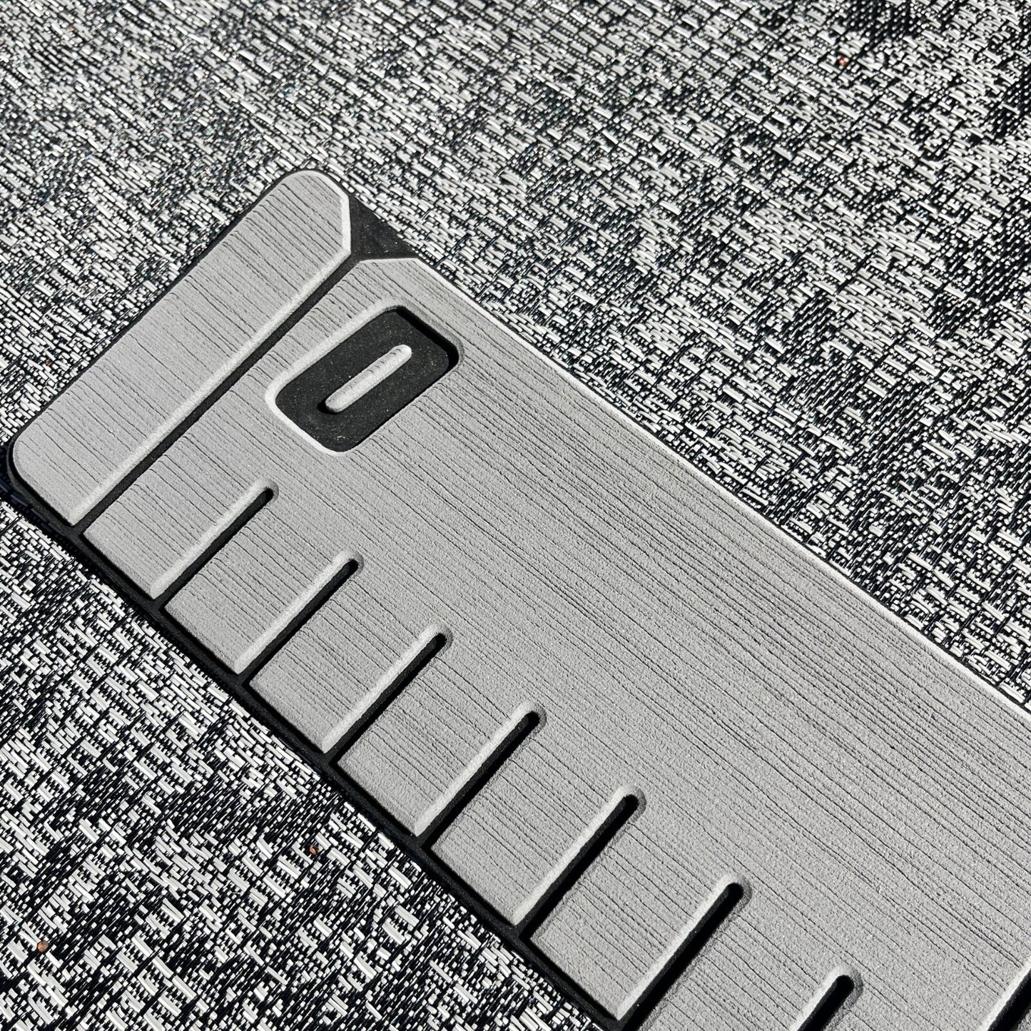 reFLEX | 36" Fish Ruler for Boats | Phoenix Grey over Aphotic Black - Routered