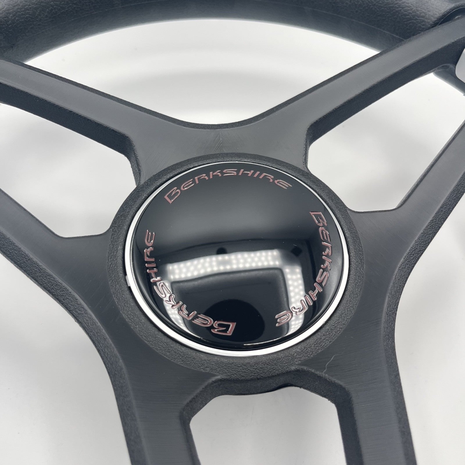 Molino Black w/Soft Touch Urethane Rim Boat Steering Wheel | Berkshire Boats