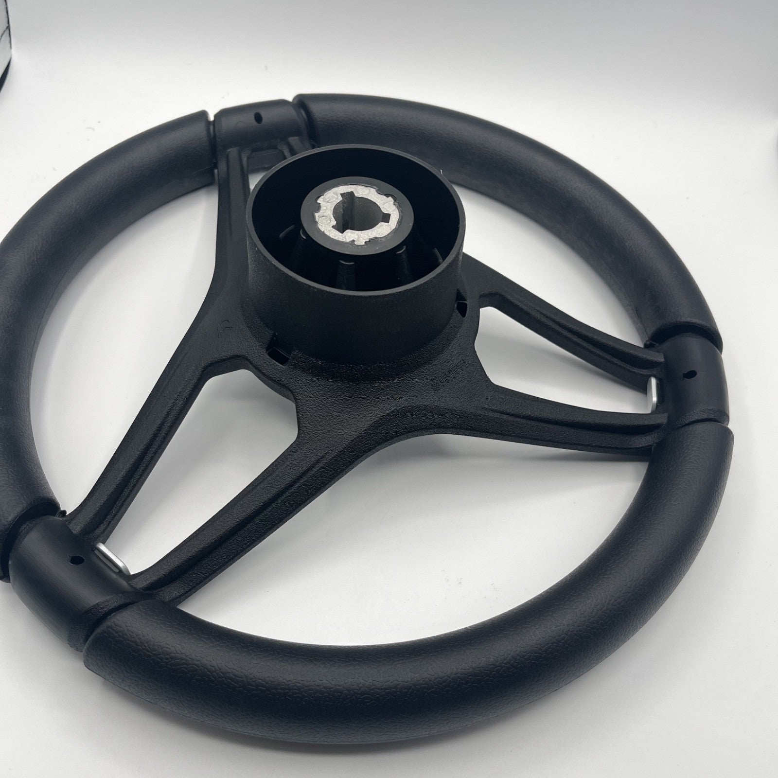 Molino Black w/Soft Touch Urethane Rim Boat Steering Wheel | Gussi