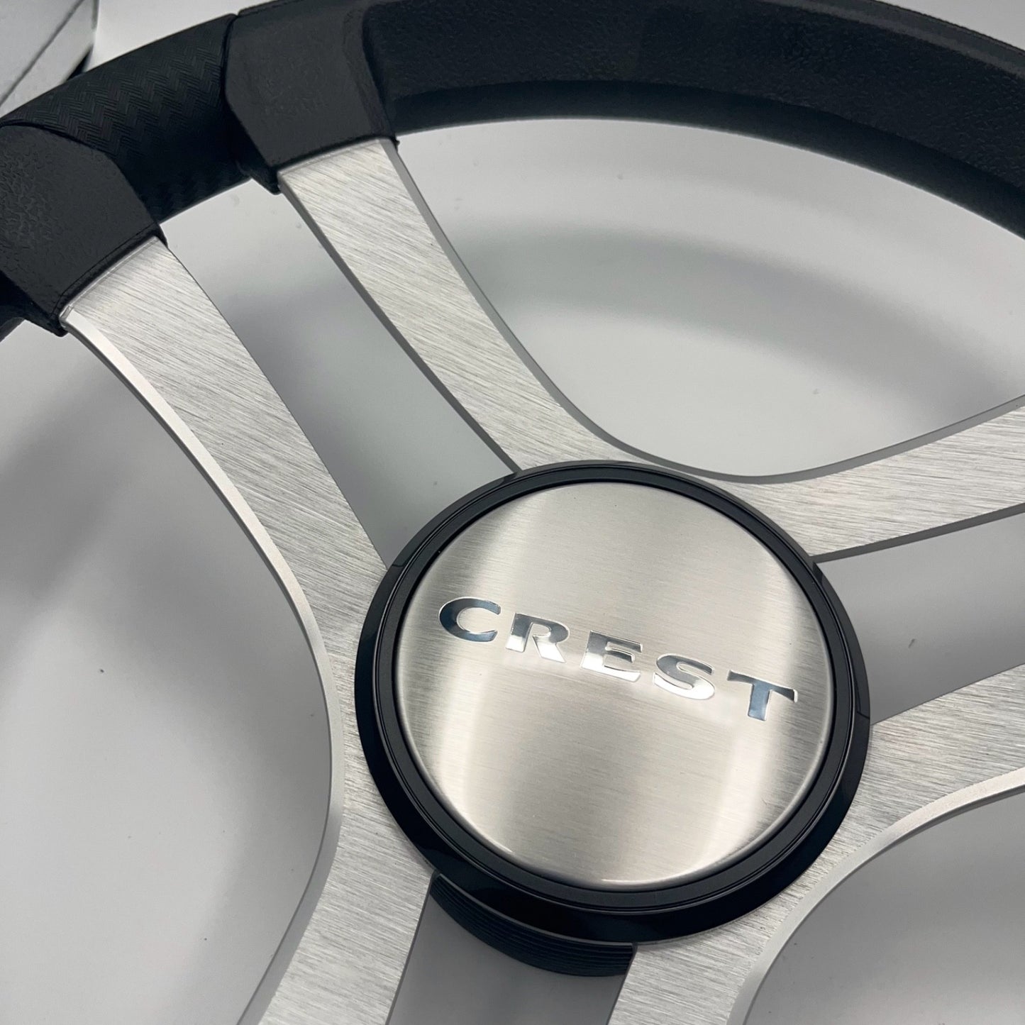 Benaco Boat Steering Wheel Brushed Aluminum Spokes | Crest Boats