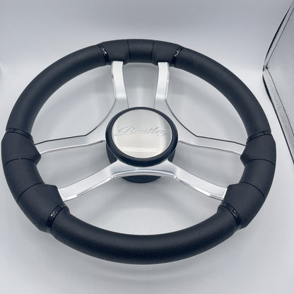 Malera Boat Steering Wheel Chrome Spokes | Bentley