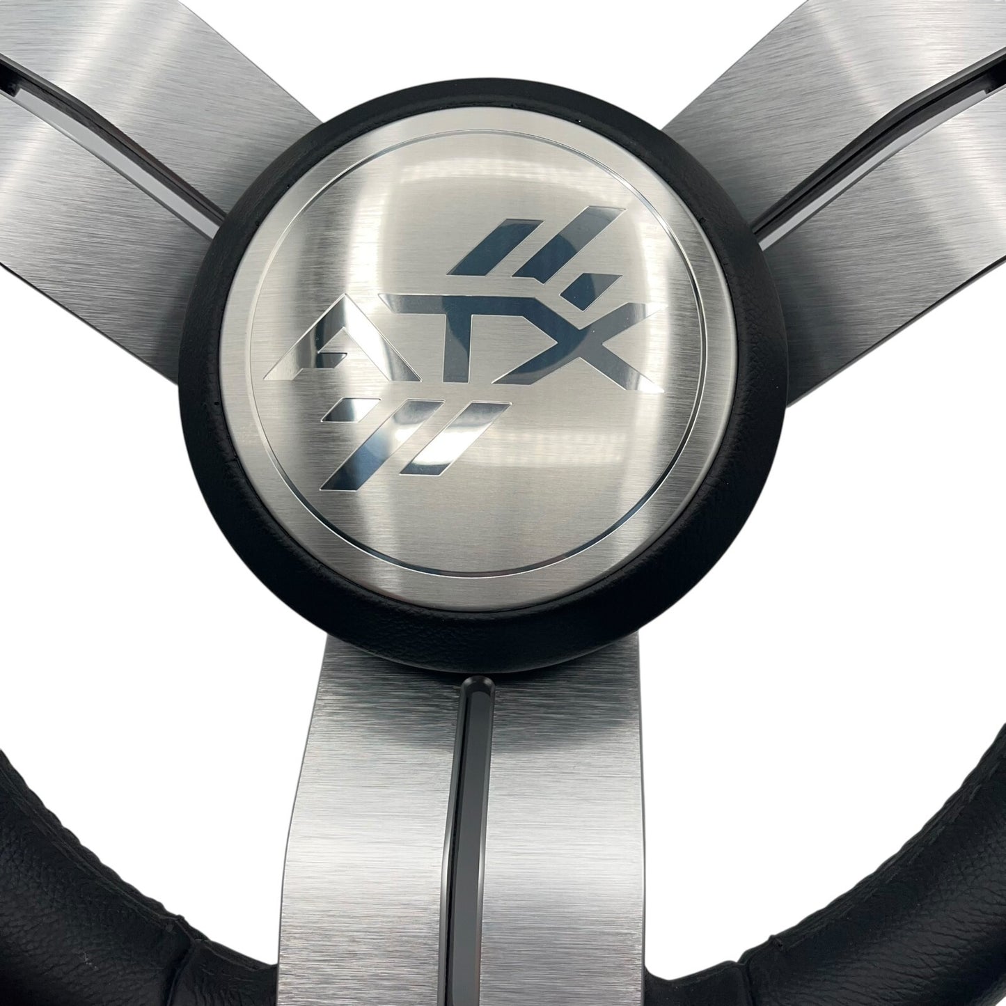 Gussi Italia Marine Steering Wheel Stainless Steel Spoke Soft Touch Rim | ATX