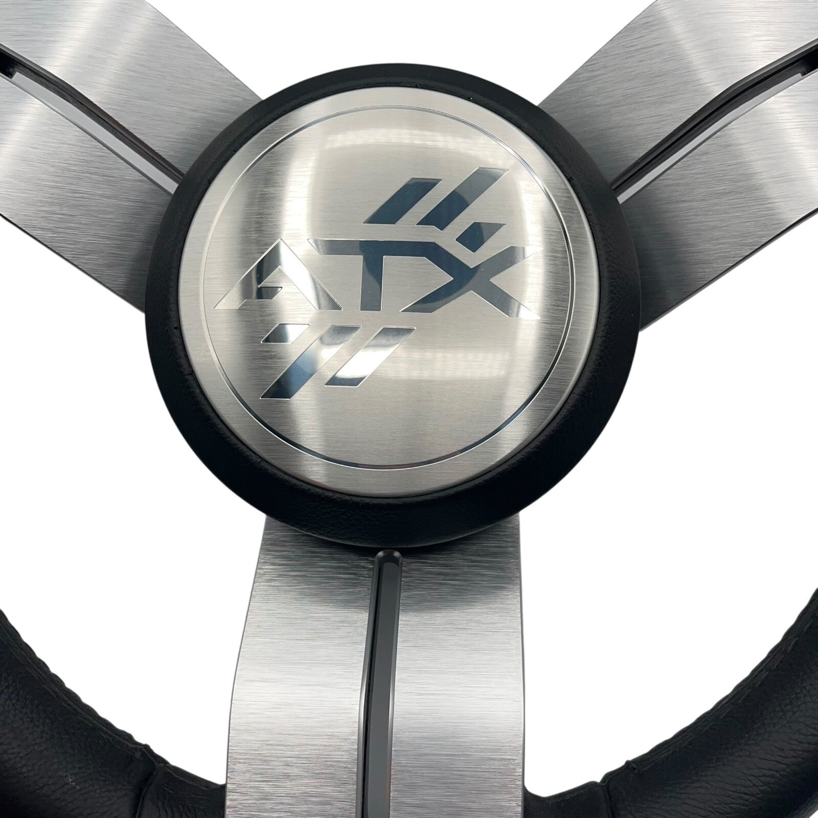 Gussi Italia Marine Steering Wheel Stainless Steel Spoke Soft Touch Rim | ATX