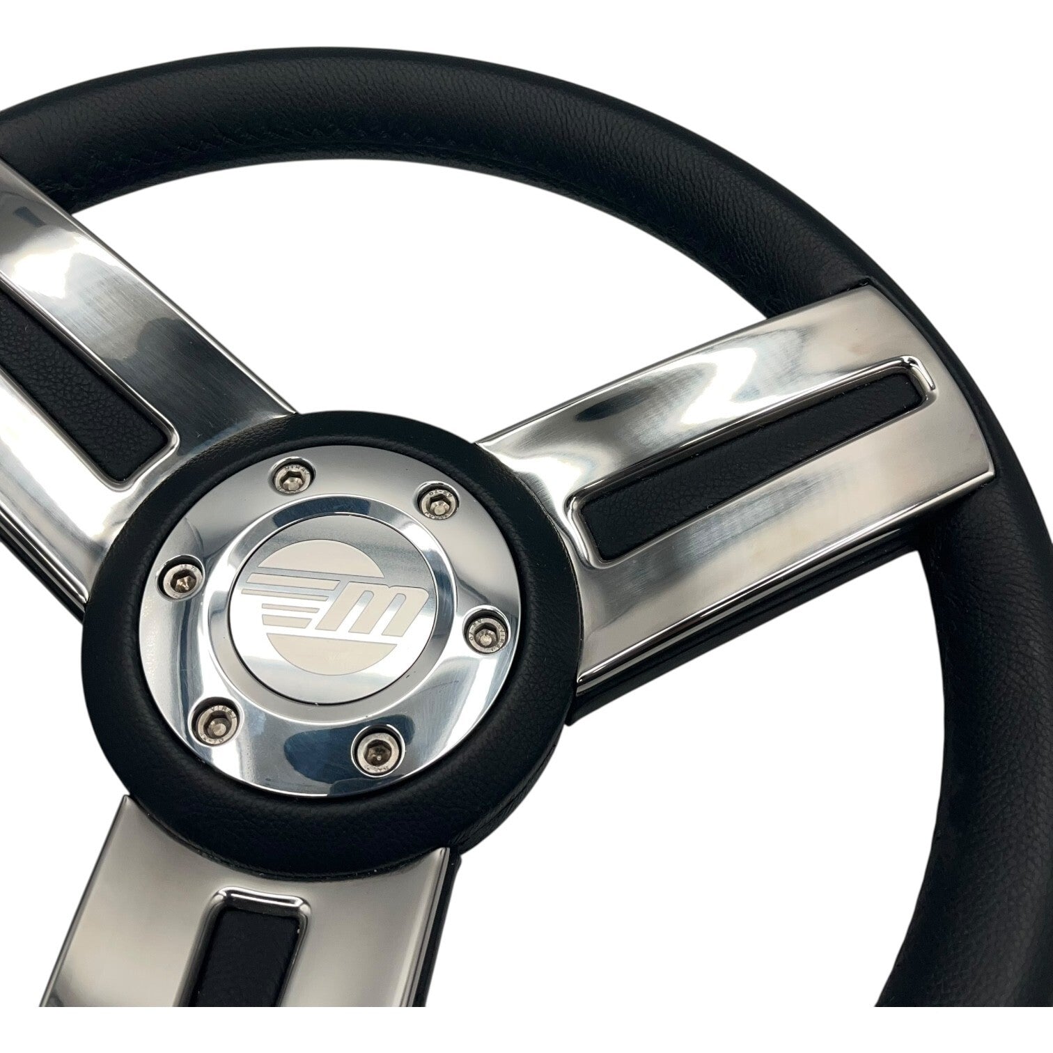 Gussi Italia Marine Steering Wheel Stainless Steel Spoke Soft Touch Rim | Malibu