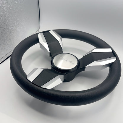 Collina Boat Steering Wheel Brushed Inserts - Keyed ONLY