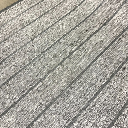 Woven Vinyl Flooring | Woodland Teak - Greysmoke  | 8'6" W | Choose Your Length
