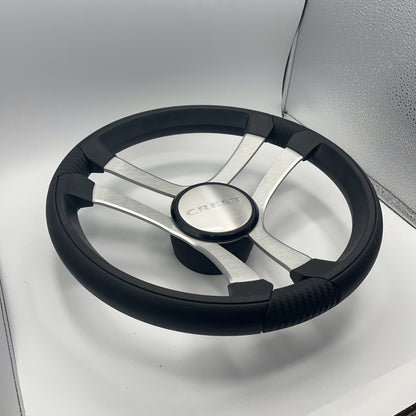 Benaco Boat Steering Wheel Brushed Aluminum Spokes | Crest Boats