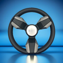 Collina Boat Steering Wheel Dark Gray Inserts - Seastar - Keyed ONLY