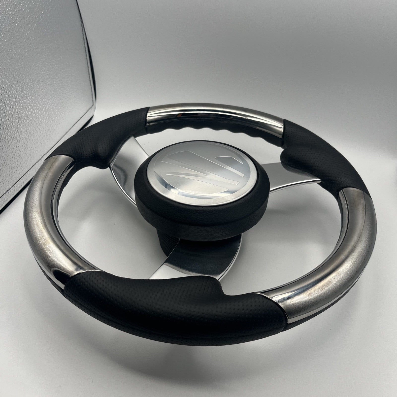 Model M533 Boat Steering Wheel Polished Aluminum Spoke | Tige