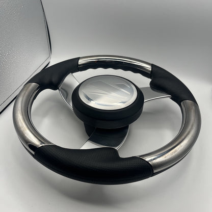 Model M533 Boat Steering Wheel Polished Aluminum Spoke | Tige