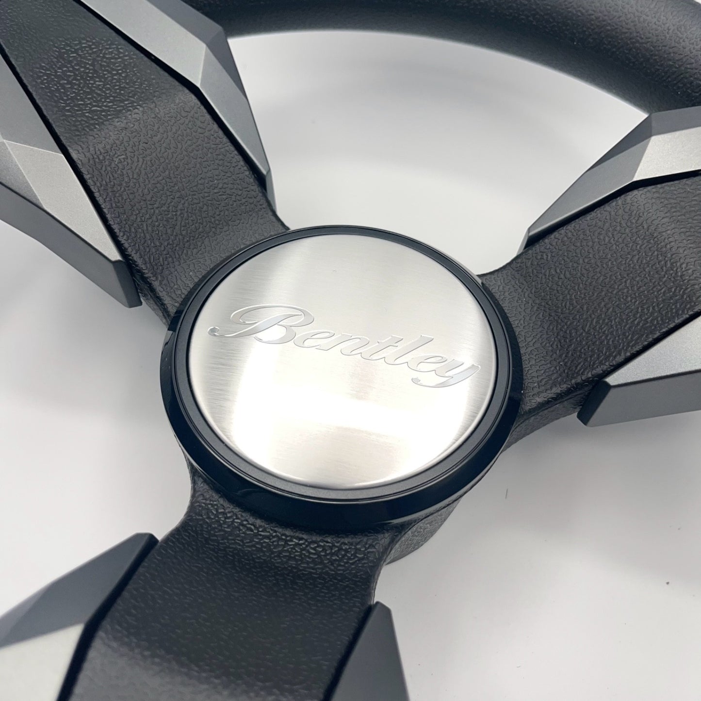 Collina Boat Steering Wheel Dark Gray Inserts - Bentley - Keyed ONLY