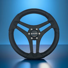 Molinara Marine Steering Wheel Black Brushed Alum Spokes | Gussi Italia
