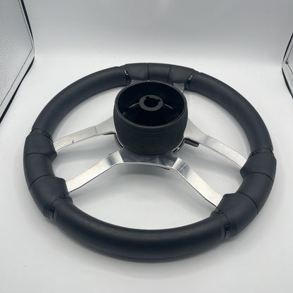 Malera Boat Steering Wheel Chrome Spokes | Moomba Chrome Star