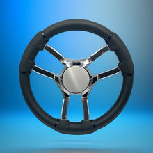 Malera Boat Steering Wheel Chrome Spokes | Chrome Blank Star