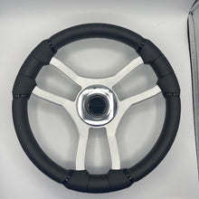 Malera Boat Steering Wheel Brushed Aluminum Spokes | Stabicraft