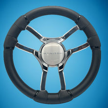 Malera Boat Steering Wheel Chrome Spokes | Manitou Chrome Star