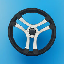 Benaco Boat Steering Wheel Brushed Aluminum Spokes | Blank Snap-in
