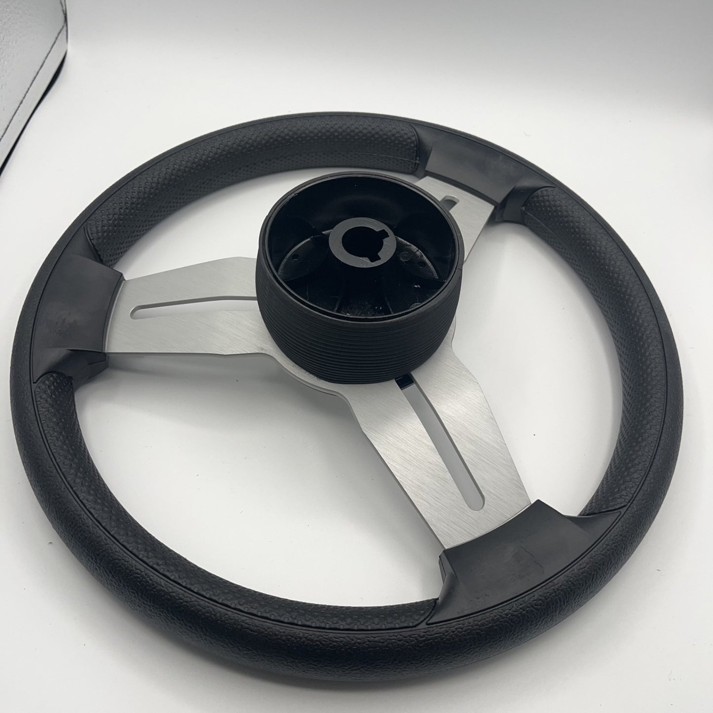 Model 15A Marine Steering Wheel Brushed Alum Spokes | Bentley Boats
