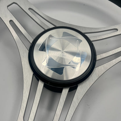 Verona Boat Steering Wheel Brushed Alum Spokes | Stingray